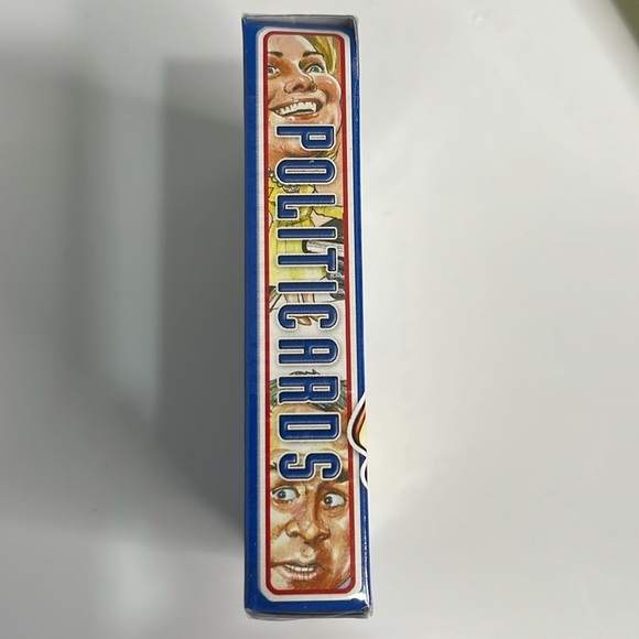 Sealed New Vintage 2004 Politicards Comic Caricatures Playing Cards Blue Set - Picture 5 of 10